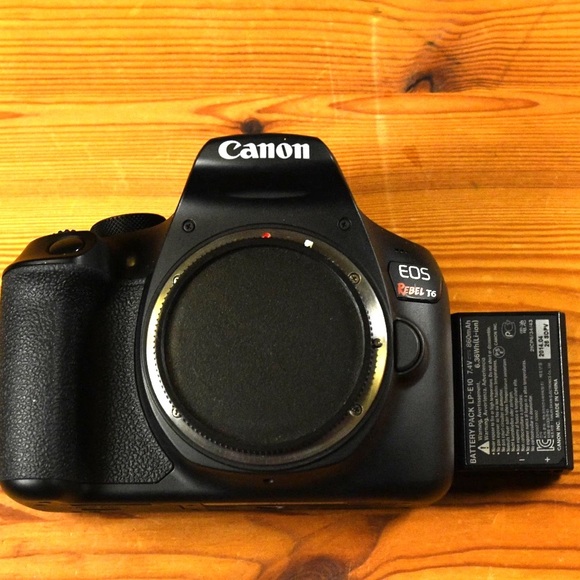 Canon EOS Rebel T6 Black Digital Camera
